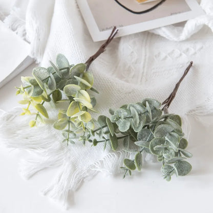 DecorBites™ Eucalyptus Leaves Artificial Plants for Home Garden Wedding Decor