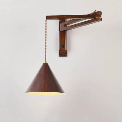 DecorBites™ Japanese Style Wind Wall Lamp, Retractable Foldable Bedside Lamp