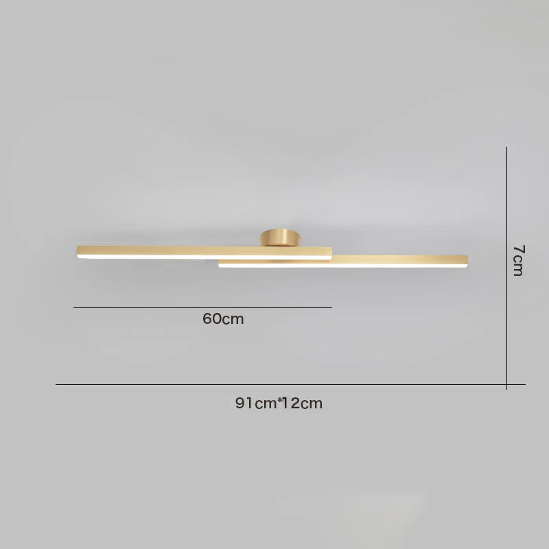 DecorBites™ LED Ceiling Light Fixture Modern Nordic Living Room Bedroom Kitchen Balcony Lamp