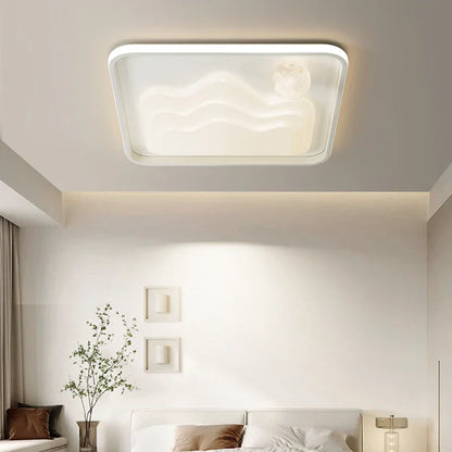 DecorBites™ LED Chandelier: Modern Lighting Fixture for Home Decor, White Lustre Lights