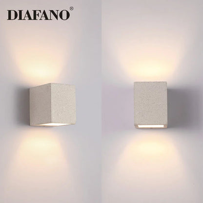 DecorBites™ Cement Wall Lamp: Creative G9 Concrete Sconce for Home, Hotel, Kitchen Lighting