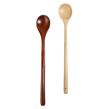 DecorBites™ Japanese Style Wooden Spoon for Mixing Rice Salad Kitchen Tableware