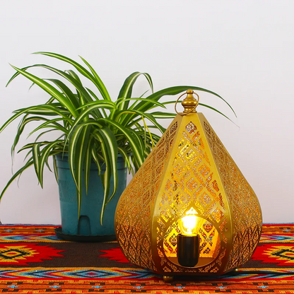 DecorBites™ Gourd Candle Holder: European Retro Light Luxury Table Decor Ornament