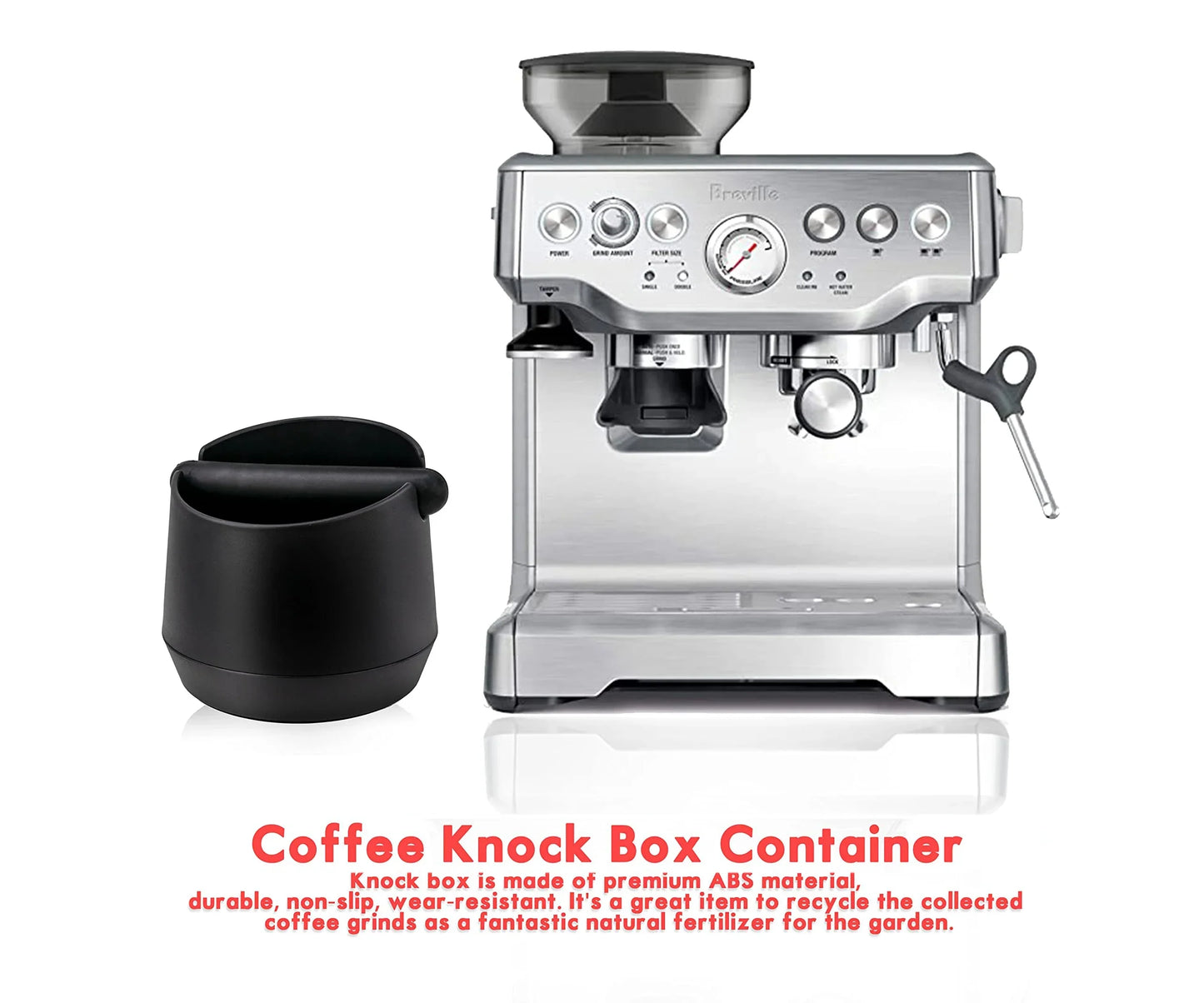 DecorBites™ Barista Coffee Knock Box Residue Dump Container