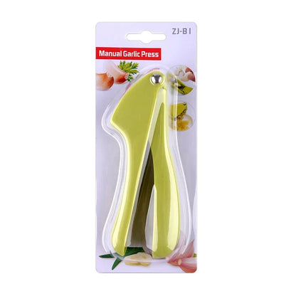 مكبس الثوم DecorBites™: مكبس يدوي من سبائك الزنك لمطبخ متعدد الاستخدامات - قشر، اضغط، واعصر