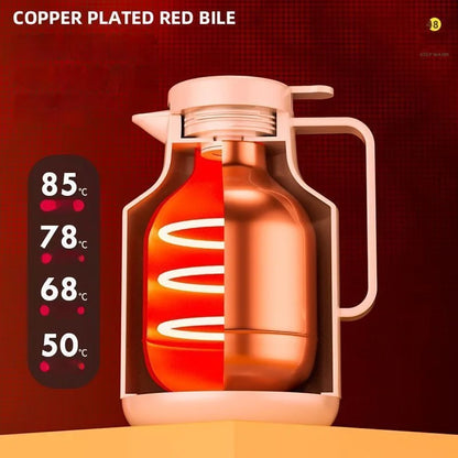 ديكوربايتس™ 1.5 لتر - بطانة زجاجية عازلة للحرارة لإبريق القهوة المفرغ - سعة كبيرة