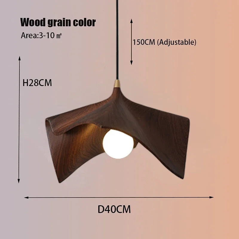 ثريات DecorBites™‎ LED المعلقة المصنوعة من الراتنج الأسود لغرفة النوم وغرفة المعيشة