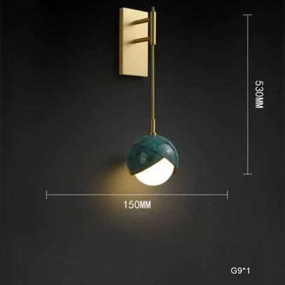 ثريا نحاسية زرقاء من DecorBites™ لجزيرة المطبخ والمطعم