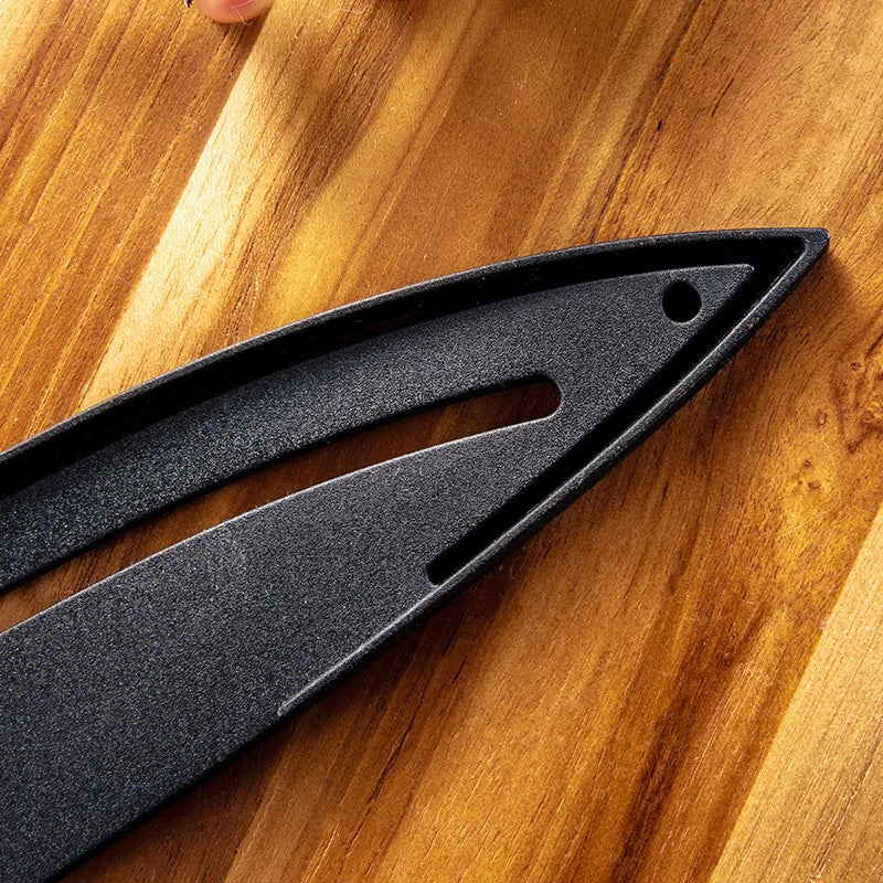 DecorBites™ Kitchen Knife Sheath Black Edge Guard Protective Cover Case Kitchen Accessories