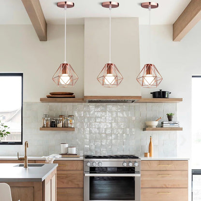 DecorBites™ Industrial Retro Loft LED Pendant Light for Home Living Room Kitchen