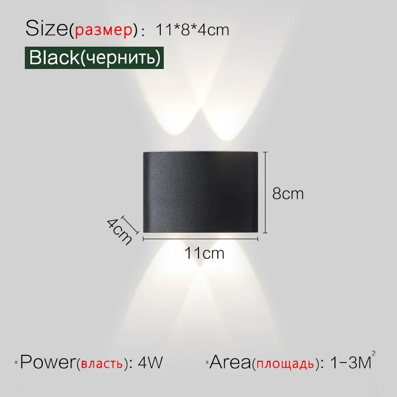 DecorBites™ LED Modern Minimalist Wall Lamp for Bedroom, Living Room, Aisle