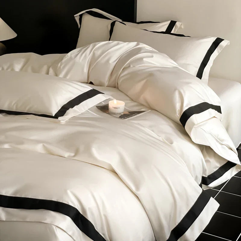 Decobites Luxury Long Staple Cotton Hotel Bedding Set - Queen/King Size