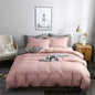 Decobites Grain Pattern Double Duvet Cover Set for King & Queen Size Beds