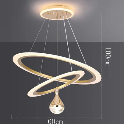 DecorBites™ LED Pendant Lights | Modern Chandeliers for Living & Dining Room Decor