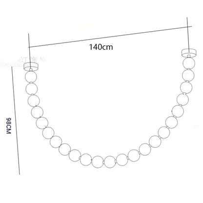 Lámparas colgantes LED contemporáneas DecorBites™ para sala de estar y comedor