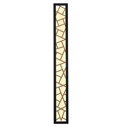 DecorBites™ LED Rectangle Wall Lamp Warm Light 3000K for Parlor Room Stairs Sconce Black