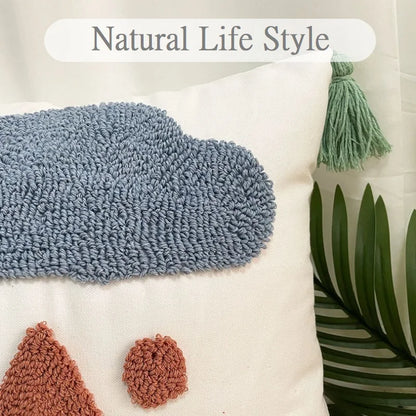 DecorBites™ Embroidered Decorative Pillowcases 45x45 - Sofa Cushions Covers & Home Decor