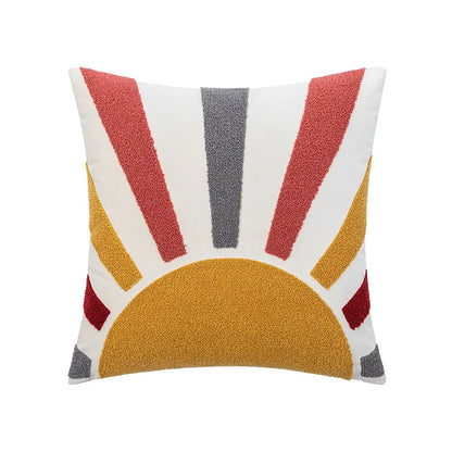 DecorBites™ Cartoon Abstract Embroidery Cushion Cover 45*45 Soft Velvet Throw Pillow Case