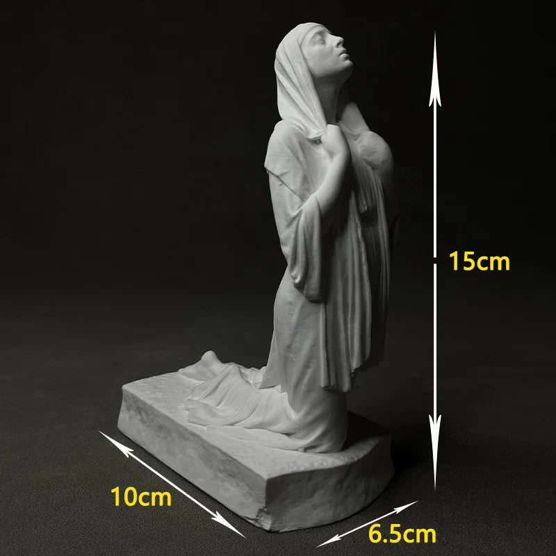 DecorBites™ Christian Pray Sculpture Resin Figurine Home Decor Artistic Handicrafts