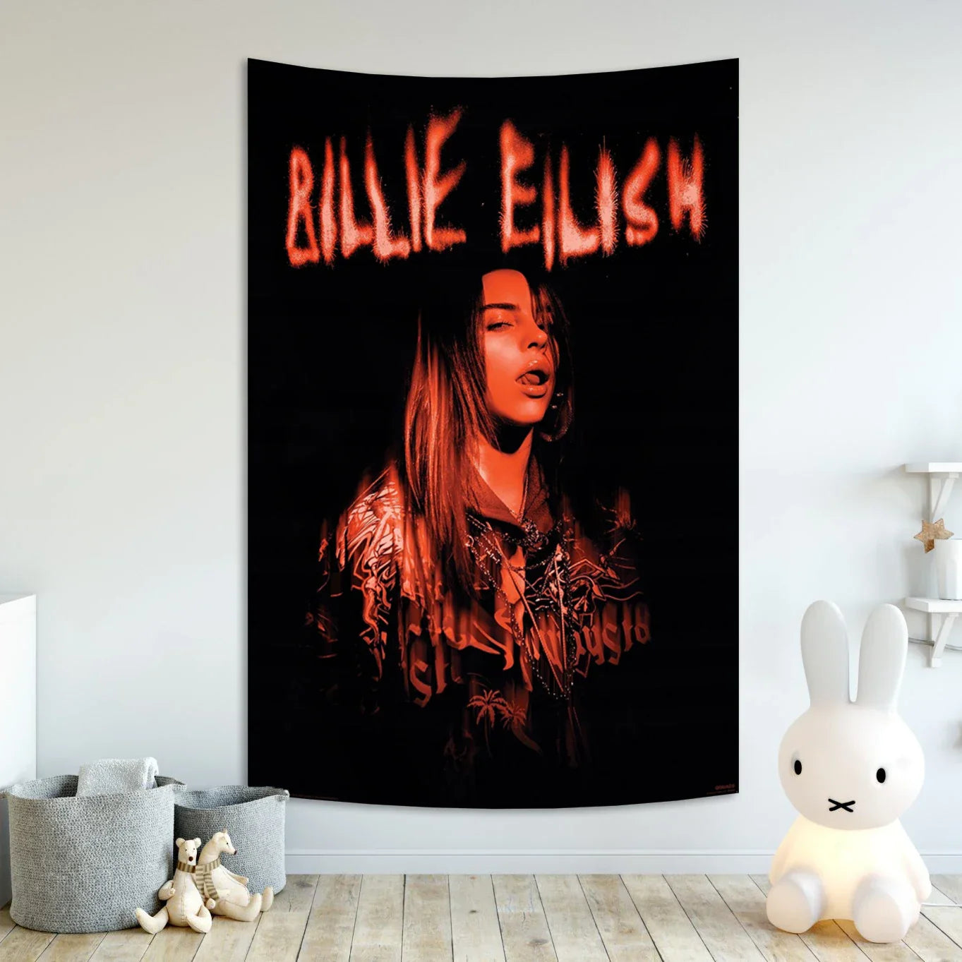 Decobites B-Billies Singer Tapestry Banner: Cafe Art Decoration