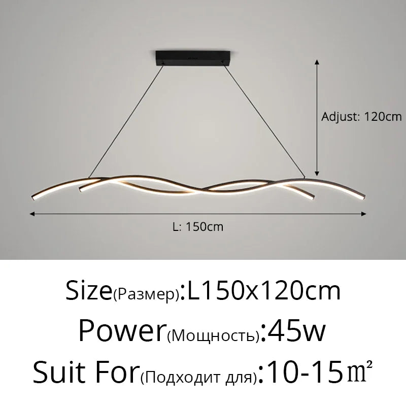 DecorBites™ LED Pendant Lights for Home Decor Living, Study, Dining Room - Minimalist Indoor Lighting