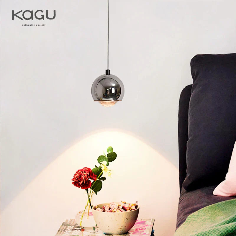 Lámpara colgante DecorBites™ con acabado dorado metálico para mesilla de noche e isla de cocina - Lámpara LED minimalista