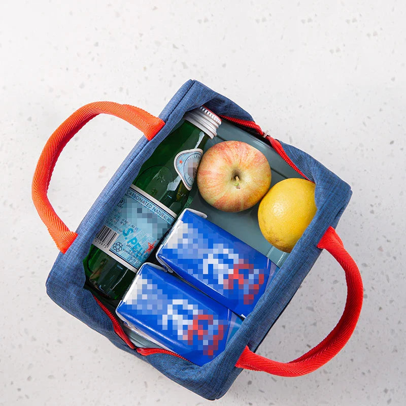 DecorBites™ Insulated Lunch Bag: Waterproof, Thermal, Portable, Keep Warm, Thickened.