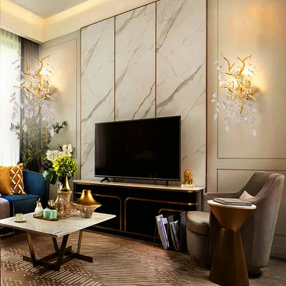 Lámpara de pared DecorBites™ Crystal: Iluminación LED de lujo con nanotecnología de alta gama para la decoración del hogar