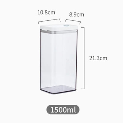 DecorBites™ Bulk Hermetic Food Storage Container Plastic Organizer