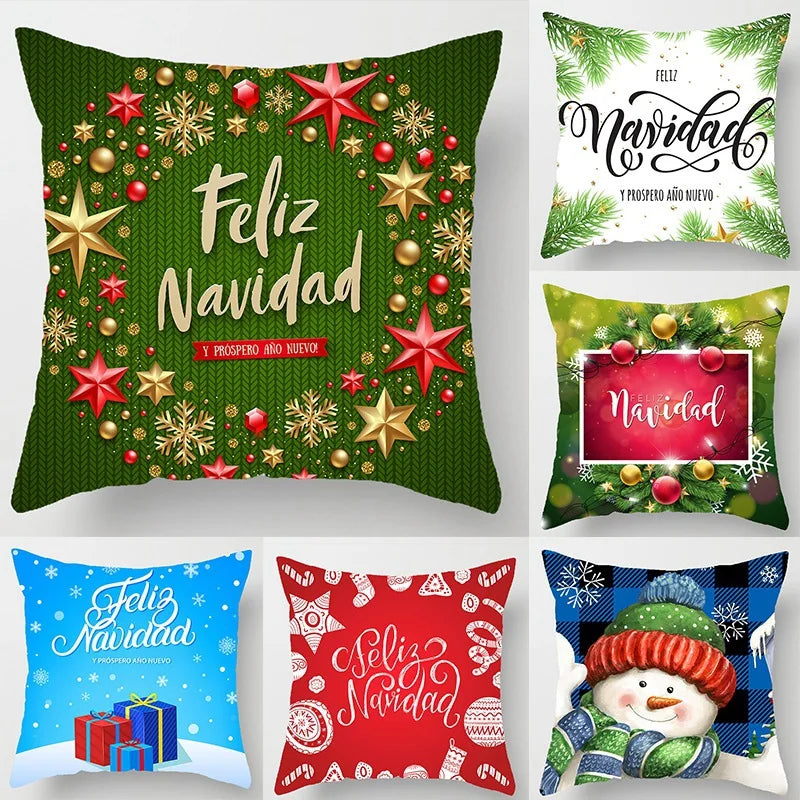 DecorBites™ Christmas Nordic Sofa Pillowcase Living Room Office Decorations
