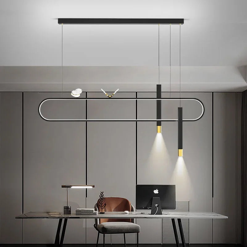 DecorBites™ LED Pendant Lights: Remote Controlled Modern Lighting for Home Décor