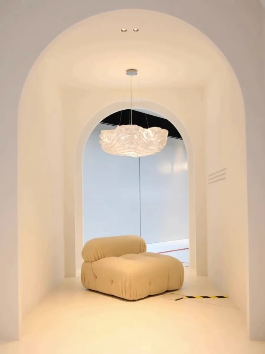 DecorBites™ Cloud Chandelier: Modern Designer Pendant Light for Living Room, Bedroom & Bar