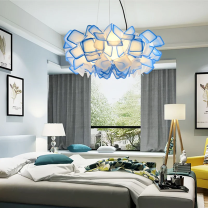 DecorBites™ Clizia LED Chandelier - New Design Acrylic Suspended Bedroom Cafe Lights