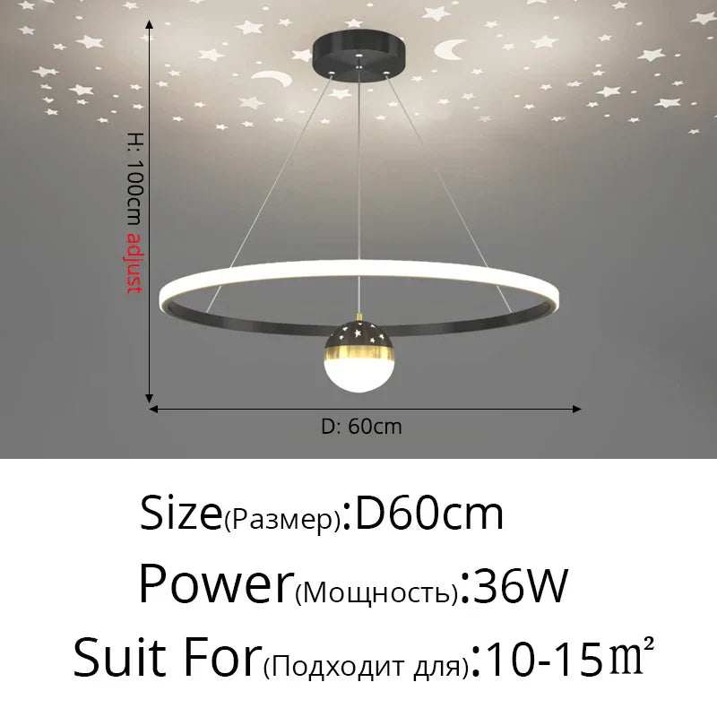 DecorBites™ LED Gypsophila Chandelier for Modern Living Room Decor - Crown Ceiling Pendant Light