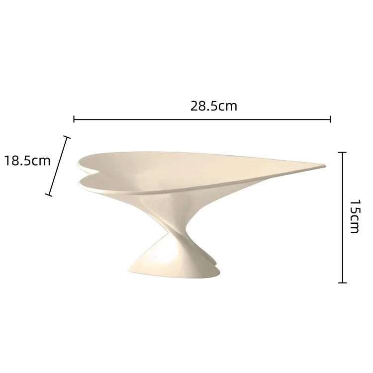 ديكوربايتس™ - طبق فاكهة هندسي - حامل عرض مجوهرات - صينية تخزين - ديكور منزلي