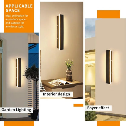 DecorBites™ LED Outdoor Wall Lamp for Balcony Garden Villa Porch Lighting