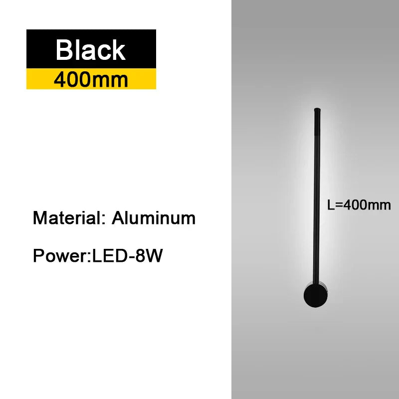 ديكوربايتس™ مصابيح حائط LED قابلة للدوران بزاوية 350 درجة لغرفة المعيشة وغرفة النوم والإضاءة الداخلية للمنزل