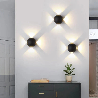 DecorBites™ LED Wall Lamp: Modern Nordic Style for Living Room, Bedroom, and Aisle Lighting