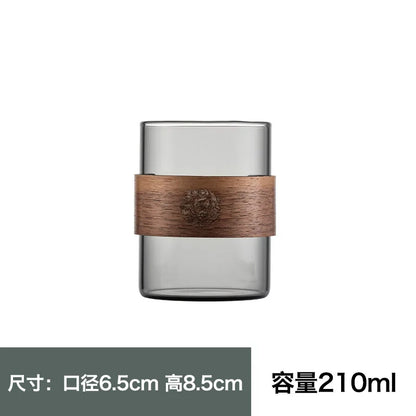 DecorBites™ Japanese Glass Tea Cup Heat-resistant Scald-resistant Water Coffee Mug