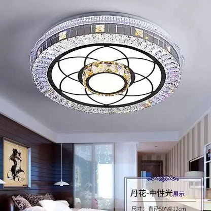 DecorBites™ Crystal LED Ceiling Lamp for Modern Home Decor