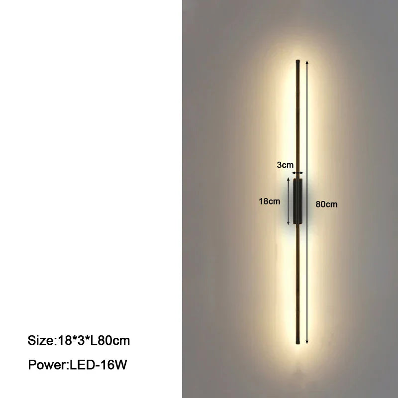 Aplique de pared LED lineal DecorBites™ para iluminación de fondo de sofá