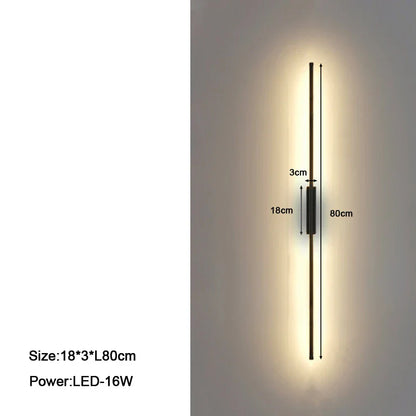 Aplique de pared LED lineal DecorBites™ para iluminación de fondo de sofá