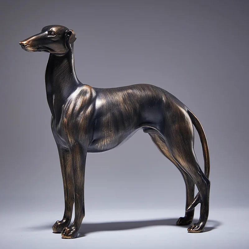 DecorBites™ Greyhound Dog Figurine Resin Home Decor Handicrafts