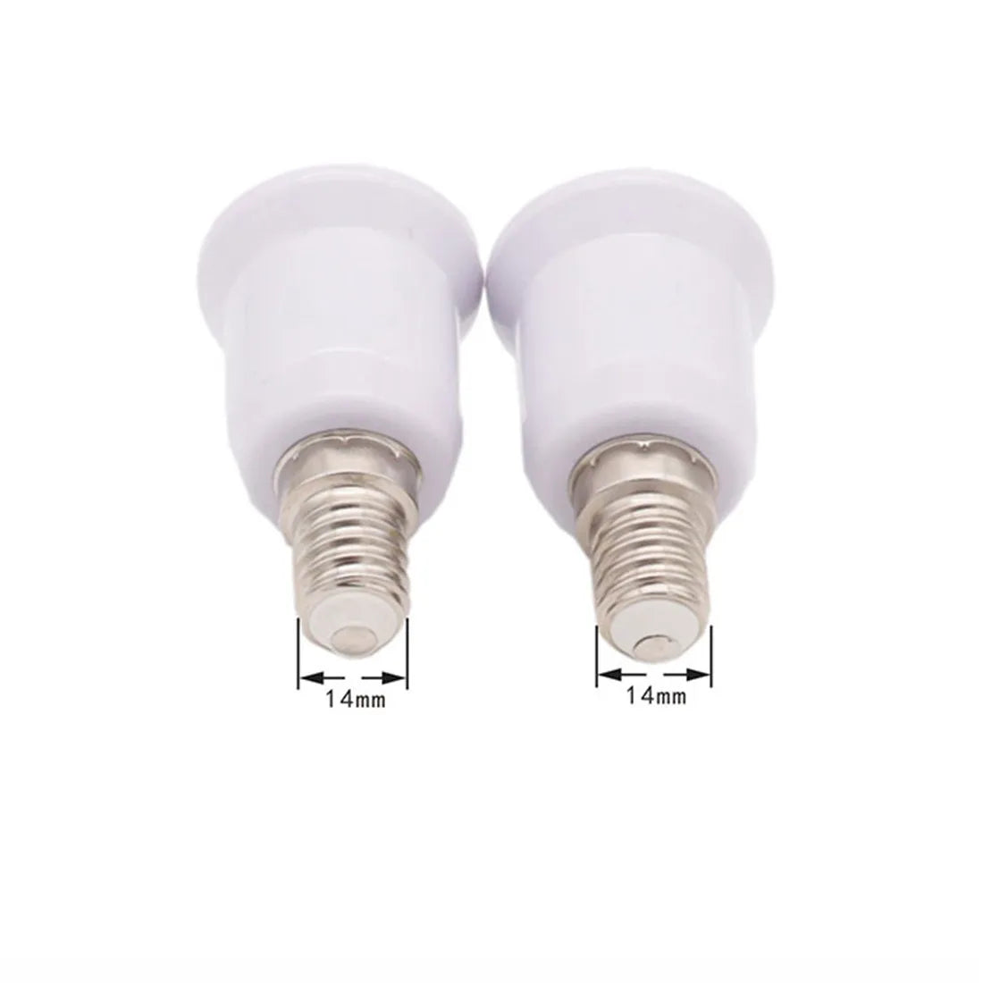 DecorBites™ 4pcs E14 to E26 E27 Adapter Converter for Chandelier Socket