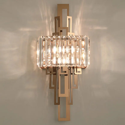 DecorBites™ Crystal Wall Lamp: Modern Nordic Indoor Lighting for Living Room, Bedroom, and Staircase