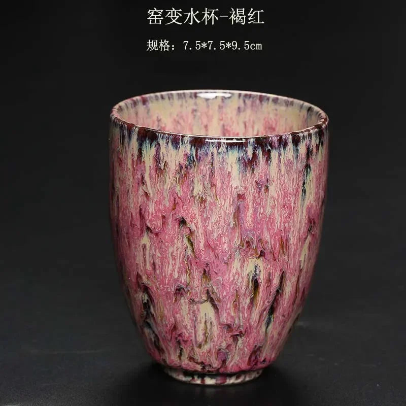 DecorBites™ Japanese Kiln Change Ceramic Tea Cup Set 250ml