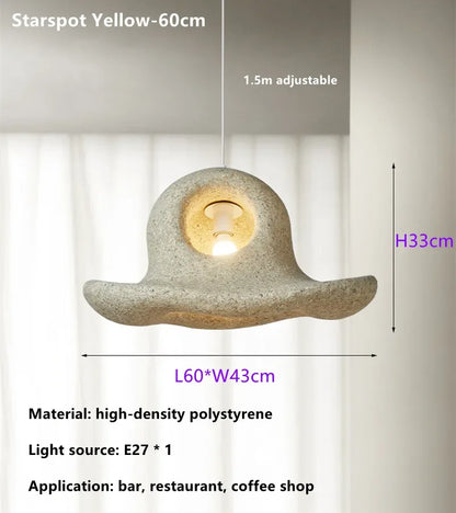 DecorBites™ Island LED Chandelier for Coffee Shop, Bar, Bedroom - Wabi Sabi Personality Indoor Decor