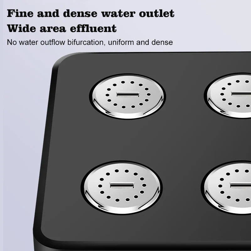 DecorBites™ High Pressure Rainshower Shower Head for Magic Water Flow in Bathroom