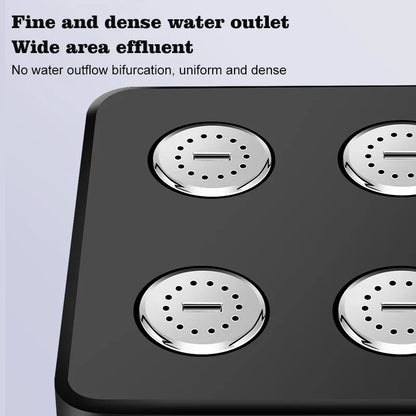 DecorBites™ High Pressure Rainshower Shower Head for Magic Water Flow in Bathroom