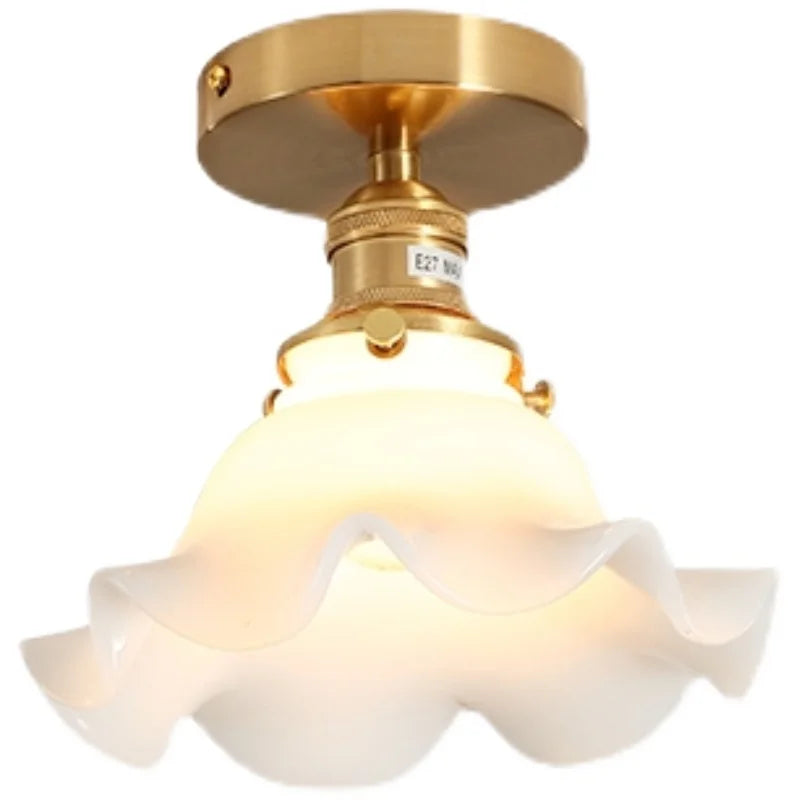 DecorBites™ Glass LED Ceiling Light for Corridor Balcony Modern Indoor Lighting